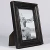 Lawrence Frames 4"W X 6"H Durham Weathered Black Wood Picture Frame 746546