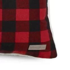20"x20" Oversize Cabin Plaid Flannel Square Throw Pillow Red - Eddie Bauer -Art Wall Deals Store GUEST 8c973583 1554 4e0d 8217 76da5a00f029