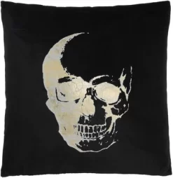 Mina Victory Luminecence Metallic Skull Pillow -Art Wall Deals Store GUEST 8d8b1ec8 5fae 4df6 bf99 3dda87ec4ea0