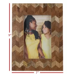 Tiled Chevron 4X6 Wood Photo Frame - Foreside Home & Garden 11 Tiled Chevron 4X6 Wood Photo Frame - Foreside Home & Garden -Art Wall Deals Store GUEST 8f4e2684 2b5f 418a b07a 4d2bd7f0e3e4