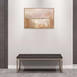 33" X 23" Golden Pink Beach By Allison Pearce Framed Canvas Wall Art Print - Amanti Art -Art Wall Deals Store GUEST 91cf0f52 0acd 4c91 8e99 be0e6905f52a