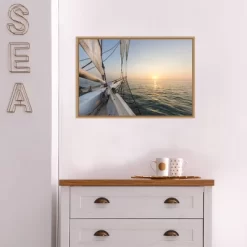 23" X 16" Sunset Cruise On The Western Union Schooner By Chuck Haney Danita Delimont Framed Canvas Wall Art - Amanti Art 11 23" X 16" Sunset Cruise On The Western Union Schooner By Chuck Haney Danita Delimont Framed Canvas Wall Art - Amanti Art -Art Wall Deals Store GUEST 92dd1b64 636a 4d0d 9a92 7f592c46946e