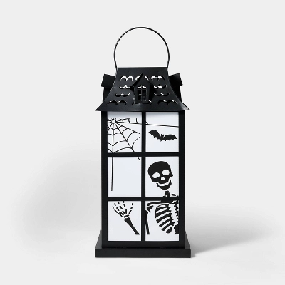 Falloween Light Up Large Raven Halloween Decorative Metal Lantern - Hyde & EEK! Boutique™ 2 Falloween Light Up Large Raven Halloween Decorative Metal Lantern - Hyde & EEK! Boutique™ - Image 2