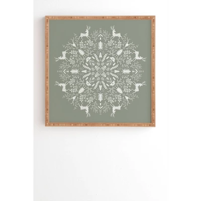 Pimlada Phuapradit Winter Forest Bamboo Framed Wall Art - Deny Designs 4 Pimlada Phuapradit Winter Forest Bamboo Framed Wall Art - Deny Designs - Image 4