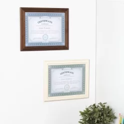 8.5" X 11" Kieva Document Frame Distressed White - DesignOvation -Art Wall Deals Store GUEST 944b2375 e8d7 476a a9c4 844e408fdf63