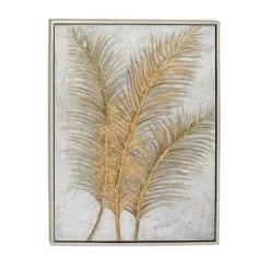 Canvas Leaf Framed Wall Art With Silver Frame Gold - CosmoLiving By Cosmopolitan 21 Canvas Leaf Framed Wall Art With Silver Frame Gold - CosmoLiving By Cosmopolitan -Art Wall Deals Store GUEST 9464903e 7851 4217 8935 59c565a2c5d3