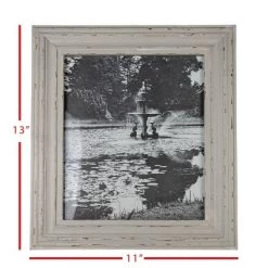 Distressed 8X10 Photo Frame Gray Wood, MDF & Glass - Foreside Home & Garden -Art Wall Deals Store GUEST 959f885d 8581 49cf 9c67 bac85f602869