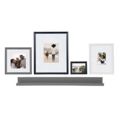 5pc Bordeaux Frame Multiple Coastal Finishes Box Set - Kate & Laurel All Things Decor -Art Wall Deals Store GUEST 964ea69f be6f 46a8 a335 27f18192fd0b