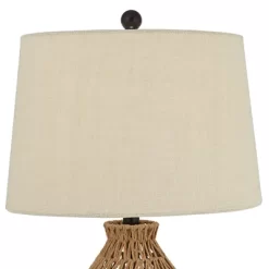 360 Lighting San Carlos Modern Coastal Table Lamp 29" Tall Natural Rattan Wicker Oatmeal Fabric Drum Shade For Bedroom Living Room Bedside Nightstand 10 360 Lighting San Carlos Modern Coastal Table Lamp 29" Tall Natural Rattan Wicker Oatmeal Fabric Drum Shade For Bedroom Living Room Bedside Nightstand -Art Wall Deals Store GUEST 96f69b6c ac13 4aaf 956f c047055a81ea