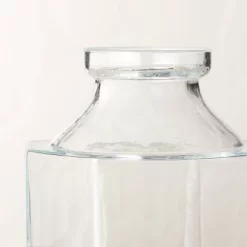 Octagonal Clear Glass Bottle Vase - Hearth & Hand™ With Magnolia -Art Wall Deals Store GUEST 99423c65 7cc3 45d1 a0be 06e5f32a1a79