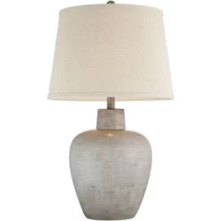 Regency Hill Glenn Rustic Country Cottage Table Lamps 27" Tall Set Of 2 Brushed Gray Terra Cotta Beige Fabric Shade For Bedroom Living Room Nightstand 14 Regency Hill Glenn Rustic Country Cottage Table Lamps 27" Tall Set Of 2 Brushed Gray Terra Cotta Beige Fabric Shade For Bedroom Living Room Nightstand -Art Wall Deals Store GUEST 9c40db5e dc31 42bc bcdf e0b0f8fc6eef