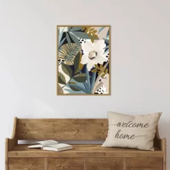 18" X 24" Floral Symphony I By Eva Watts Framed Canvas Wall Art - Amanti Art -Art Wall Deals Store GUEST 9ccbf8e1 4775 4ccb 98dd 1d45daa17bf7