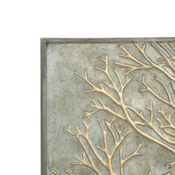 Metal Tree Wall Decor With Embossed Design Set Of 4 Brown - Olivia & May -Art Wall Deals Store GUEST 9fdf5679 abbb 4e4c 83e1 9ae3c8e2551d