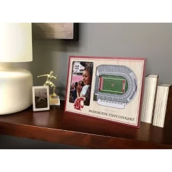 4" X 6" NCAA Washington State Cougars 3D StadiumViews Picture Frame