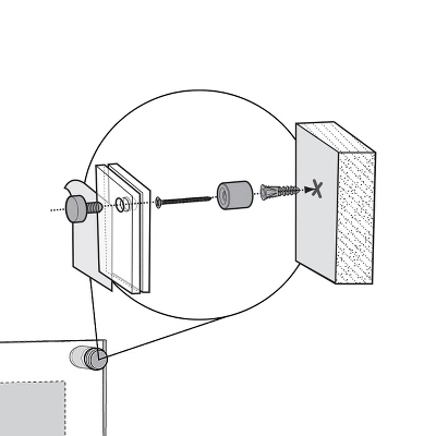 Azar Displays Floating Acrylic Wall Frame With Silver Stand Off Caps: 8.5" X 14" Graphic Size, Overall Frame Size: 12.5" X 18" 8 Azar Displays Floating Acrylic Wall Frame With Silver Stand Off Caps: 8.5" X 14" Graphic Size, Overall Frame Size: 12.5" X 18" - Image 8