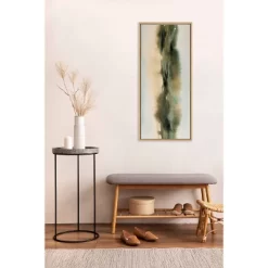 18" X 40" Sylvie Tranquil Meadows Framed Canvas By Amy Lighthall Natural - Kate & Laurel All Things Decor -Art Wall Deals Store GUEST a2bd6e78 e579 4786 b568 49eed6286538