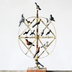 Decorative Figurine Birds On Wire - Storied Home