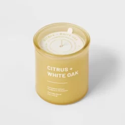 Wellness Jar Citrus And White Oak Candle Yellow - Threshold™ -Art Wall Deals Store GUEST a6d01418 d667 452c b0fa c58456022dcf