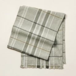 Textured Fall Plaid Woven Table Runner Sage Green - Hearth & Hand™ With Magnolia -Art Wall Deals Store GUEST a800a163 ae14 453d be3d b6a7d83e8d6e