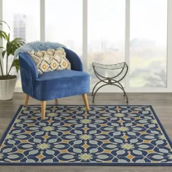 Nourison Caribbean Retro Botanical Outdoor Area Rug