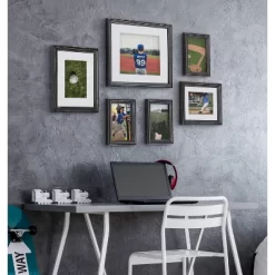 6pc Bordeaux Frame Box Set Black - Kate & Laurel All Things Decor -Art Wall Deals Store GUEST ad9ec65b 1821 4eaf 92d2 6dd1375c082b