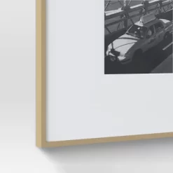 19.4" X 22.4" Matted To 11" X 14" Thin Gallery Oversized Image Frame Brass - Project 62™ -Art Wall Deals Store GUEST b11ca66e 9eea 4367 8a4d b572dcf58125