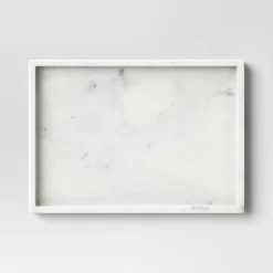 Rectangle Marble Tray White - Threshold™ -Art Wall Deals Store GUEST b17a5352 67b9 4bd9 9b93 eaef5e08c638