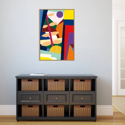 22" X 33" Wake Up And Be Bold By Megan Gallagher Framed Canvas Wall Art Light Brown - Amanti Art 5 22" X 33" Wake Up And Be Bold By Megan Gallagher Framed Canvas Wall Art Light Brown - Amanti Art - Image 5