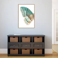 22" X 33" Fragile Wings III By Danhui Nai Framed Canvas Wall Art Light Brown - Amanti Art -Art Wall Deals Store GUEST b3874b16 3ac1 4826 88e0 3bfdcd81cd0c