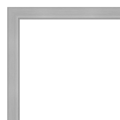 Amanti Art Vista Brushed Nickel Narrow Picture Frame 1 Amanti Art Vista Brushed Nickel Narrow Picture Frame