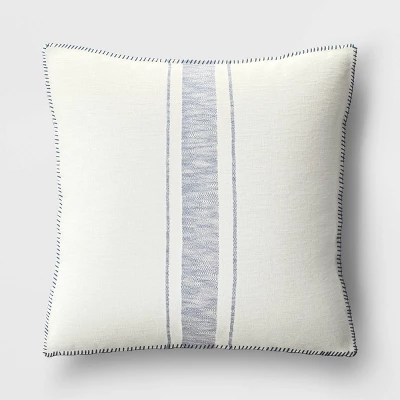 Oversized Placed Striped Square Throw Pillow - Threshold™ 6 Oversized Placed Striped Square Throw Pillow - Threshold™ - Image 6