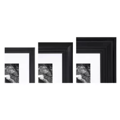 8pc Odessa Frame Box Set Black - Kate & Laurel All Things Decor -Art Wall Deals Store GUEST b7989518 7903 4720 8d51 f38efd308610