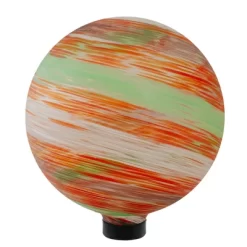 Northlight 10" Orange Swirl Designed Outdoor Garden Gazing Ball -Art Wall Deals Store GUEST b7a22792 3403 4061 81b3 edd6d21d1915