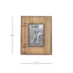 4x6 Inch Rustic Patched Picture Frame Wood, MDF & Glass By Foreside Home & Garden -Art Wall Deals Store GUEST b7d10225 775c 4be4 8c74 dd547fc0ba18
