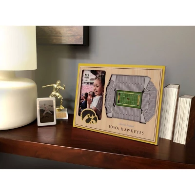 4" X 6" NCAA Iowa Hawkeyes 3D StadiumViews Picture Frame 1 4" X 6" NCAA Iowa Hawkeyes 3D StadiumViews Picture Frame