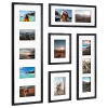 5pc Gallery Frame Box Set Black - Kate & Laurel All Things Decor