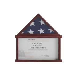 Merrick Lane Flag Display Case With Certificate Holder -Art Wall Deals Store GUEST bbe29947 94e4 472d 91ac 44de20d577f2