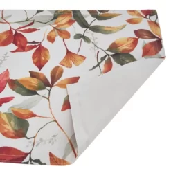 Saro Lifestyle Fall Leaf Placemat, 14"x20" Oblong, Multi (Set Of 4)
