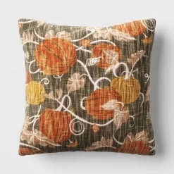 Printed Pumpkin Square Throw Pillow - Threshold™ -Art Wall Deals Store GUEST bf4d1b20 b462 4543 9090 f812794020c1
