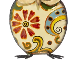 Eclectic Metal Owl Garden Sculpture Yellow - Olivia & May -Art Wall Deals Store GUEST bfd6e4eb bc9f 45d8 a792 90136be0a296