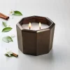 Octagonal Ceramic Harvest Spice Fall Jar Candle Metallic Bronze - Hearth & Hand™ With Magnolia