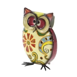 Eclectic Metal Owl Garden Sculpture Yellow - Olivia & May -Art Wall Deals Store GUEST c0f7cf14 69ab 4444 8b94 8383a3b3c96a