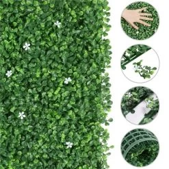 Yaheetech 20" X 20" Artificial Boxwood Hedge Panel Green 16 Yaheetech 20" X 20" Artificial Boxwood Hedge Panel Green -Art Wall Deals Store GUEST c6d74561 8b18 47d6 b788 8737249b79e4