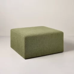 Boucle Upholstered Square Cocktail Ottoman - Hearth & Hand™ With Magnolia -Art Wall Deals Store GUEST c8138be8 ad09 4ec2 9f1f 616946d6507b