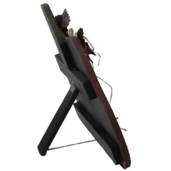 Northlight 10" Green And Orange Fall Harvest Wood Pumpkin -Art Wall Deals Store GUEST ca472600 58a3 43db 8c7e cc18b98a5692