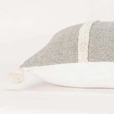 14"x26" Oversized Farmhouse Craft Lumbar Throw Pillow - Rizzy Home 3 14"x26" Oversized Farmhouse Craft Lumbar Throw Pillow - Rizzy Home - Image 3