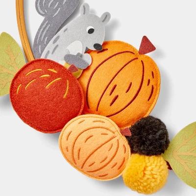 Harvest Pom Pom 'Hello Fall' Hoop Wreath - Hyde & EEK! Boutique™ 2 Harvest Pom Pom 'Hello Fall' Hoop Wreath - Hyde & EEK! Boutique™ - Image 2