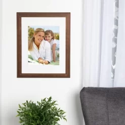 11" X 14" Matted To 8" X 10" Kieva Wall Frame Brown - DesignOvation -Art Wall Deals Store GUEST cebcba59 d455 440d add6 be361d24ca6b