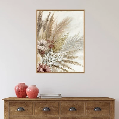 22" X 30" Send All Your Love Bouquet II By Eva Watts Framed Canvas Wall Art Light Brown - Amanti Art 7 22" X 30" Send All Your Love Bouquet II By Eva Watts Framed Canvas Wall Art Light Brown - Amanti Art - Image 7