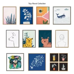 18" X 40" Sylvie Dancing Circles By Teju Reval Of SnazzyHues Framed Wall Canvas Gold - Kate & Laurel All Things Decor -Art Wall Deals Store GUEST d90b2dad 725a 4f1e a581 a62539670520